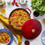 Staub Cast Iron 3.75-qt Essential French Oven with Dragon Lid - Cherry