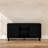 Modern TV Stand/Sideboard, 2 Door with Middle Shelf  (59 x 16 x 30in), Black-282875177-282875156