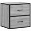 40cm W Metal Bedside Table-967209699