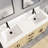 Anand 72'' Double Bathroom Vanity with Quartz Top-254775590