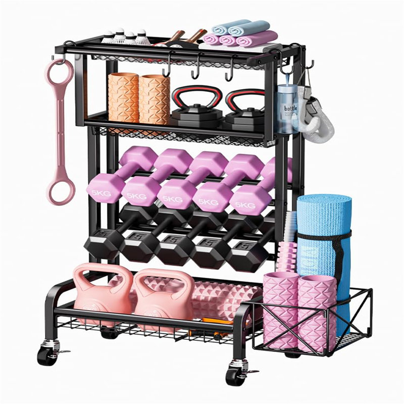 Metal Freestanding Multi-Use Sports Rack