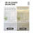 Dimmable Modern Vanity Light With Clear Glass Shade, Brushed Nickel Finish-114337634
