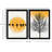 Elegant Decorative Framed MDF Painting (2 Pieces), 15.0 x 20.9 inches Each | 100% MDF with 0.1 inch Thickness, 100% Wooden Frame with 0.9 inch Thickness | Perfect for Living Room & Bedroom Décor, Stylish and Contemporary Design