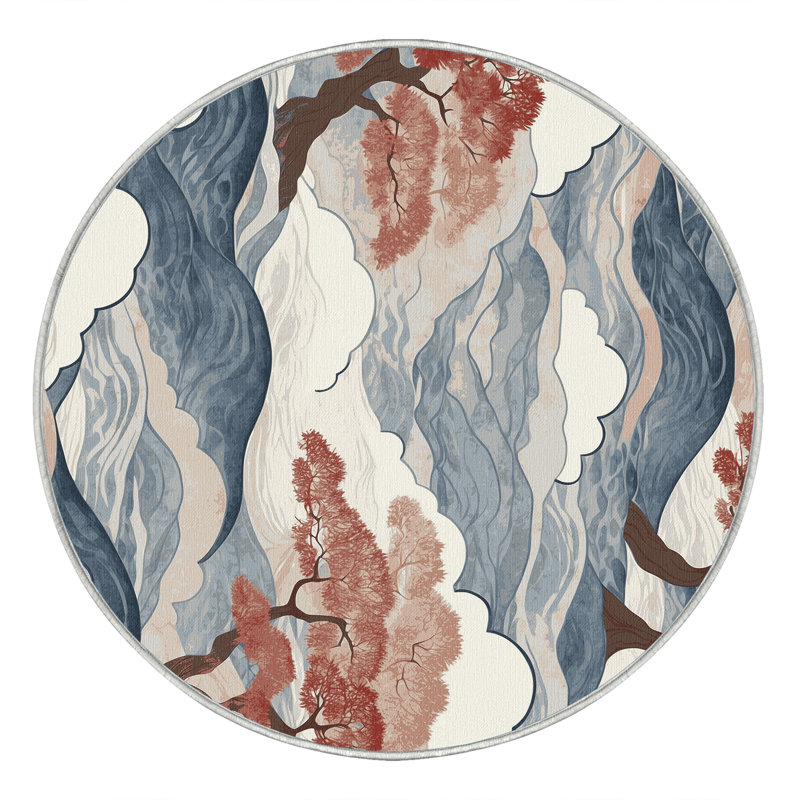 Blooming Grace Rug, Round 6'