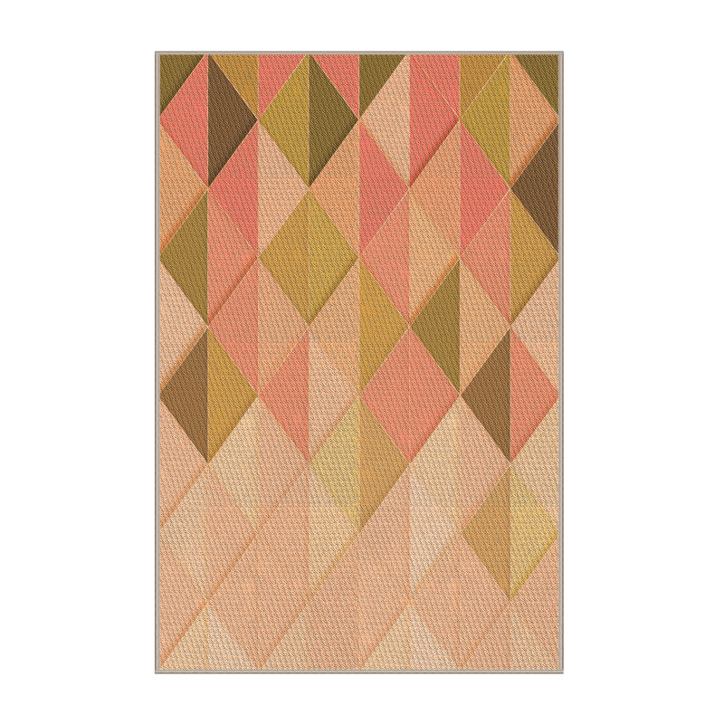 Geometric Indoor Rug, Rectangle 7' x 9'