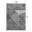 Tapis contemporain délavé à motif géométrique-490218697