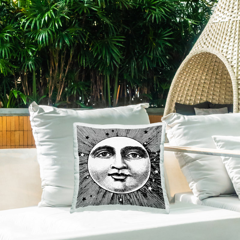 Coussin extérieur Moon Face Astrology