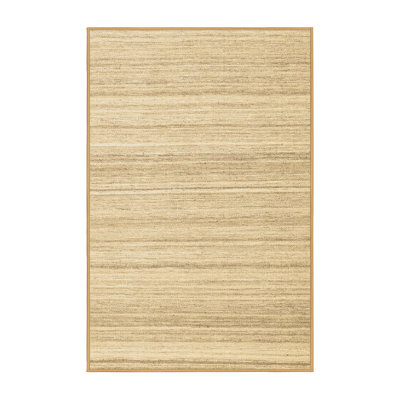 Tapis contemporains brun lavable à la machine 2575