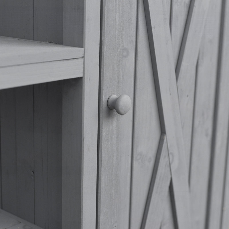 Îlot de cuisine pliable pour l'extérieur avec roulettes verrouillables, armoire de rangement et porte-serviettes pour patio et espaces compacts