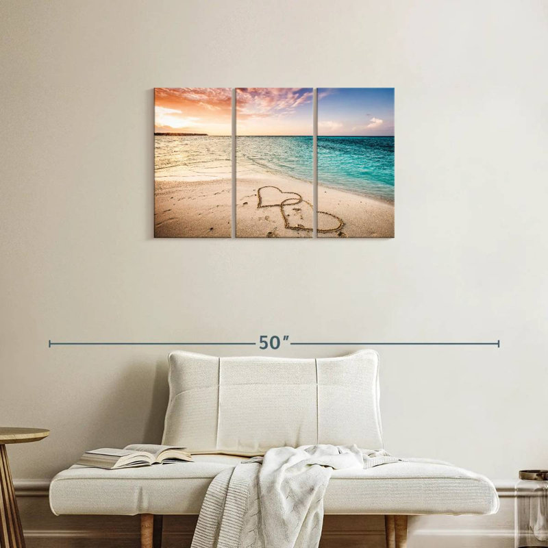 Gillard Beach Sand Romance, H 20 po x l 33 po