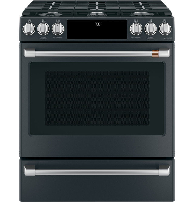 Café 30" 5.6 cu. ft. Slide-in Gas Range with Griddle