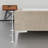 15" Premium Velvet Material Box Spring/Bed Frame With Headboard, Durable & Stylish Silver Metal Legs-992275082-992275095