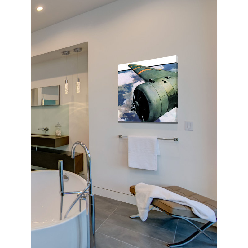 Propeller - Wrapped Canvas Print,  46cm H x 46cm W