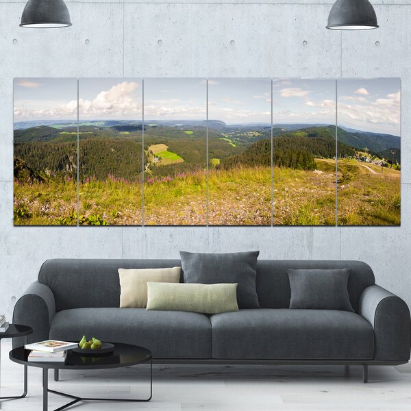 DesignArt Black Forest Germany Panorama On Canvas Print | Wayfair