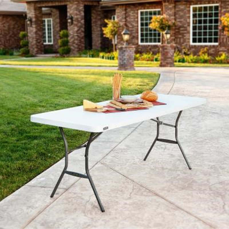 Lifetime 6-Foot Fold-In-Half Table