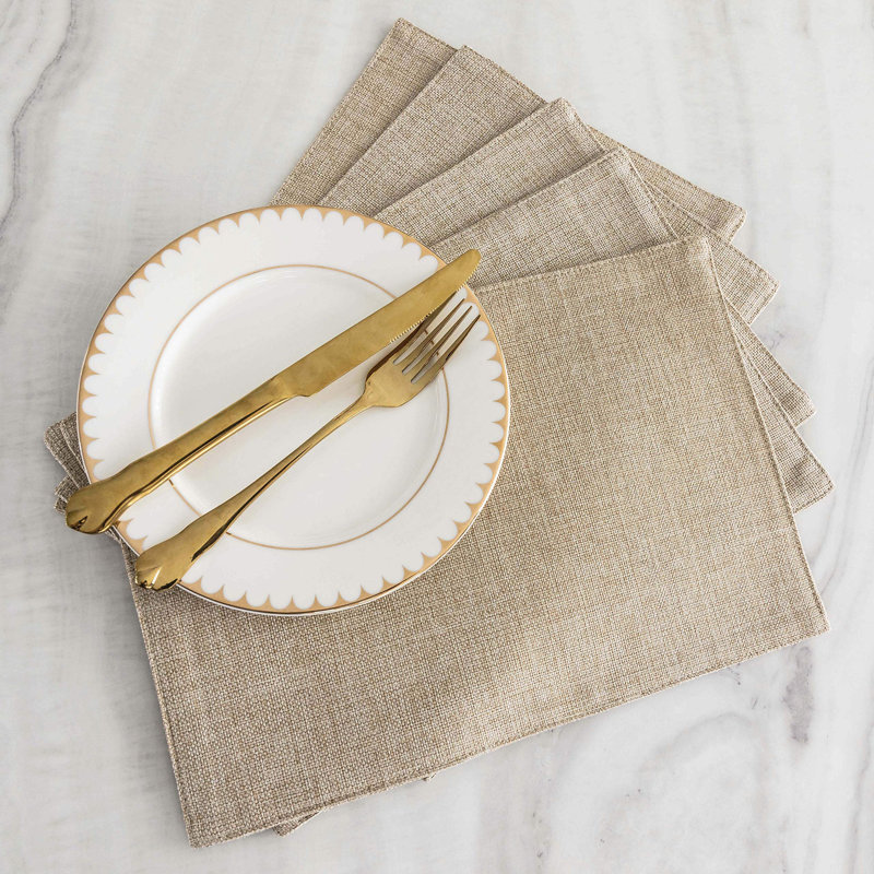Polyester Placemat, Light Linen
