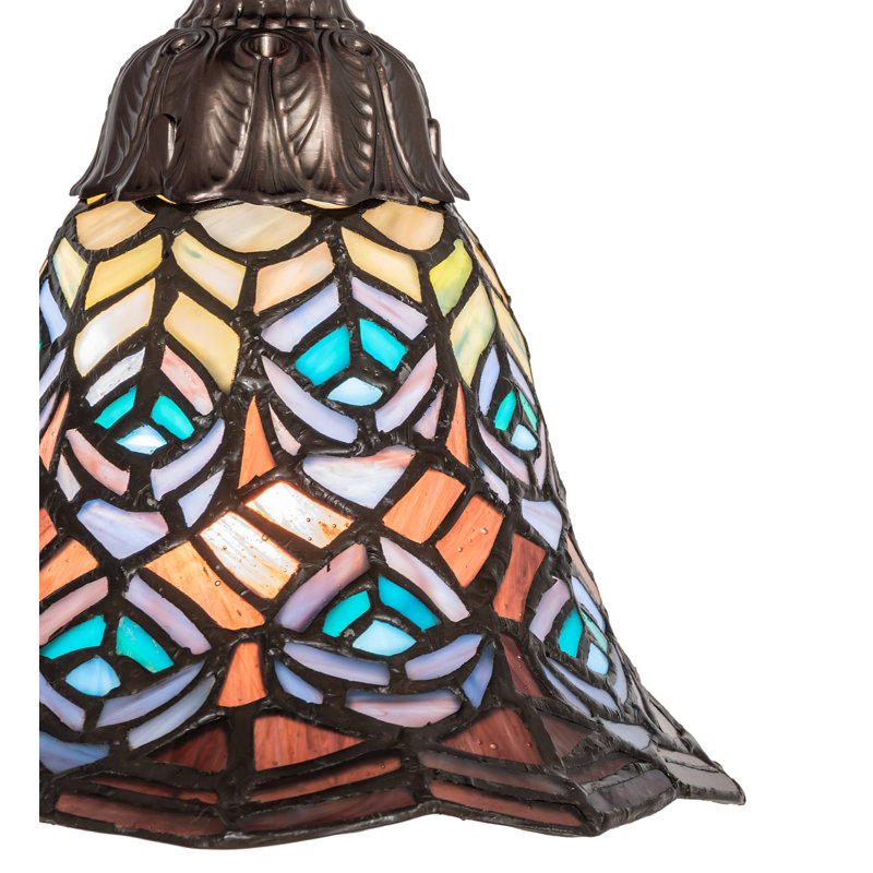 Amyrical 1 - Light Pendant, Jade/Purple/Beige/Blue