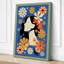 Blooms in Profile Mid-Century - Wrapped Canvas-2125599293-2125599289