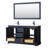 Avery 60'' Double Bathroom Vanity with Marble Top with Mirror-97831853-97831851-97831857