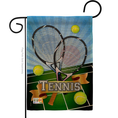 Yearby Double Sided 18.5'' H x 13'' W Polyester Flag Set