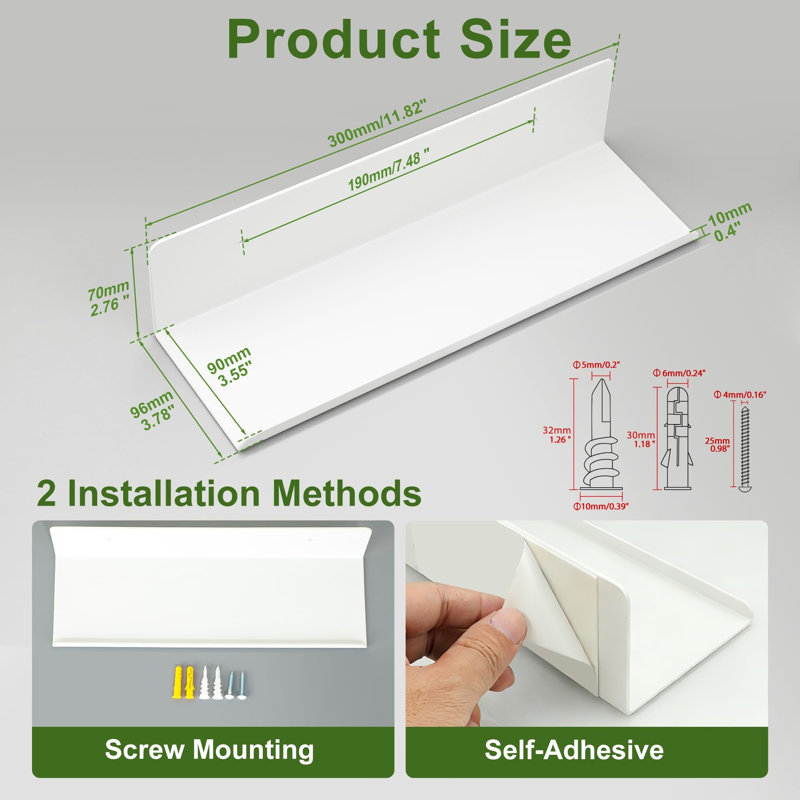 Aluminum Bathroom Shelves