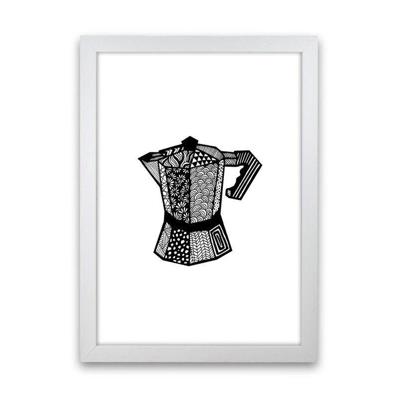 Macchinetta by Carissa Tanton - Print, 46cm H x 34cm W x 3cm D, White Framed