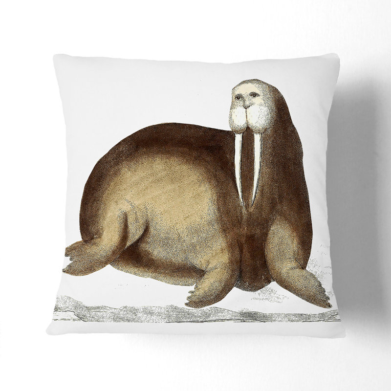 Square Throw Cushion, 40cm H x 40cm W x 15cm D, Stone