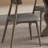 Sintered stone ash dining table set-109663797-109663798