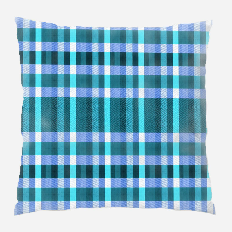 Fabric Microsuede Reversible Throw Pillow