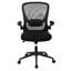 Fauteuil de bureau pivotant à hauteur réglable avec support en bois-1191918055