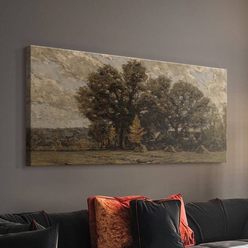 Série Paysage - DCCLXV - Toile tendue avec châssis - Prêt à accrocher, H 16 po x l 32 po