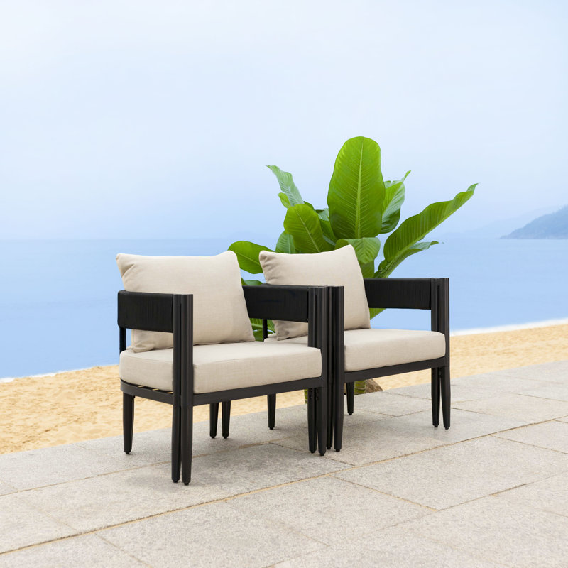Viola Outdoor Dining Armchair, Taupe