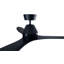 Ventilateur de plafond intelligent WiFi de 56 po pour intérieur/extérieur, CC, avec télécommande, résistant à l'humidité, noir, style moderne-69556331-67499160