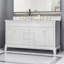 Meuble-lavabo double 61 po avec comptoir Dilaver