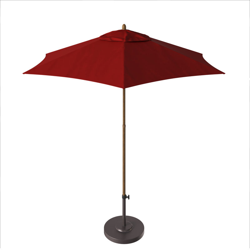 Parasol de marché Henry Street, Rouge - oléfine