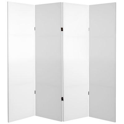 Campball 5 ft Tall Blank Canvas Room Divider by Wade Logan