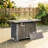 Rectangle Propane Smokeless Fire Pit Table with Hidden Fuel Tank