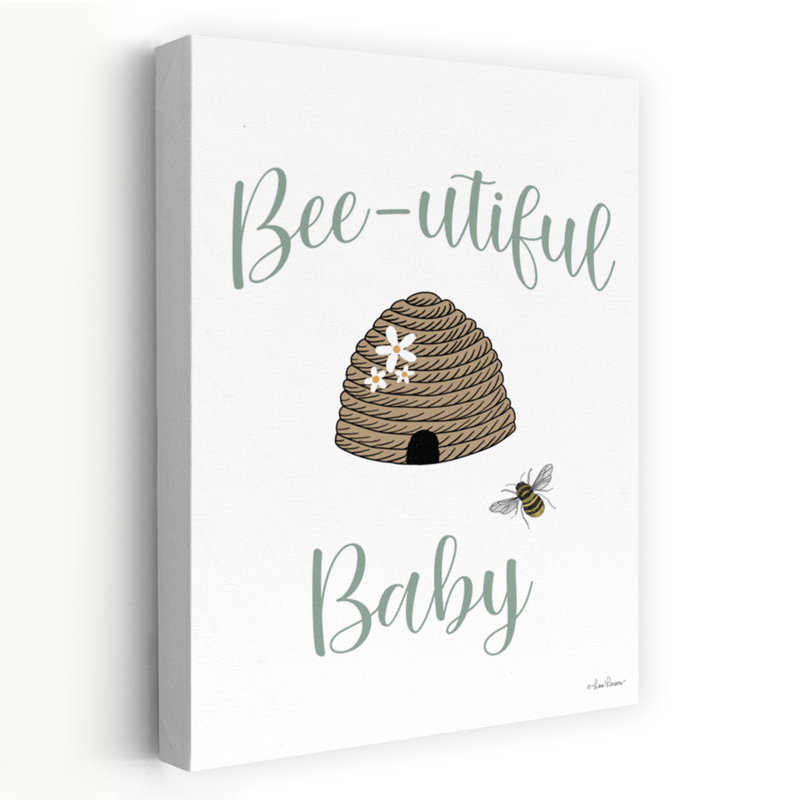 «Bee-Utorable Baby», art contemporain abeille, H 48 po x l 32 po