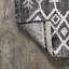 Yosemite Bohemian Geometric Black/Ivory Indoor/Outdoor Rug-20660808