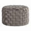 Repose-pieds rond en velours de 24 po-132900116-132900121