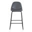 Ghillies Upholstered Counter Stool with Metal Frame