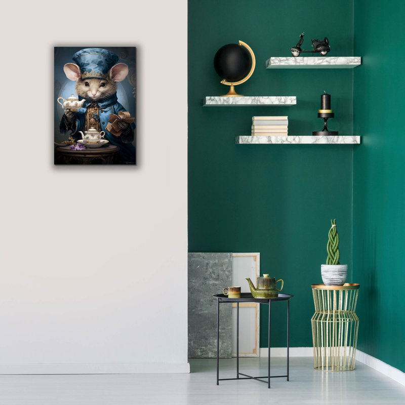 Toile épique «China salesman» par Momart, H 26 po x l 18 po x P 0,75 po
