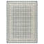 Tapis floral gris en polypropylène tissé à la machine-70812185