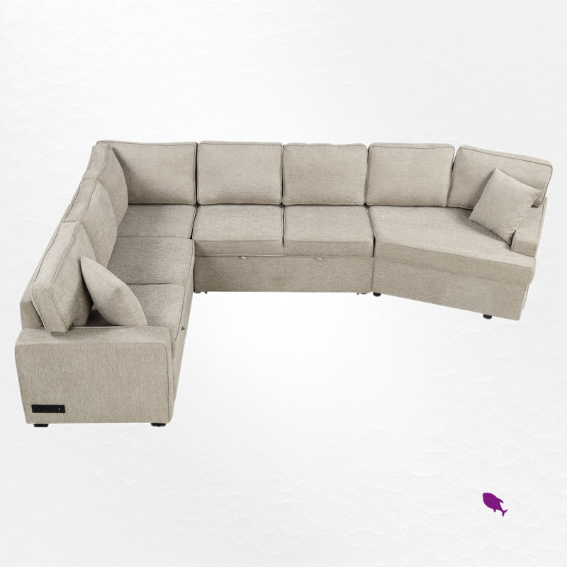 Canapé modulaire 4 pièces 4 pièces, Beige