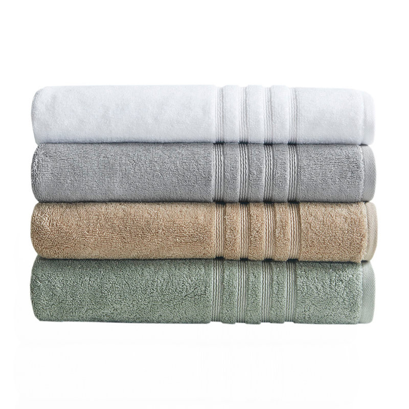 Sustainable Antimicrobial Bath Towel 6 Piece Set, White