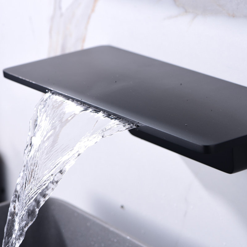 Single-handle Bathroom Faucet, Matte Black