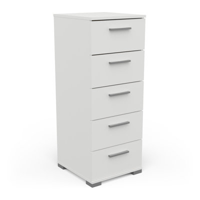 Barbaa 40cm W 5 - Drawer Chest of Drawers