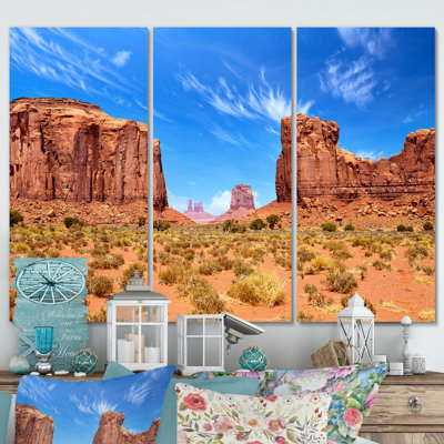 Arizona Sonoran Serenade Desert I sur toile, reproduction de 3 pièces