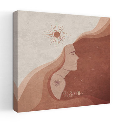«Dreams Abstract Dreamy Ethereal Portrait Landscape», reproduction d'art mural