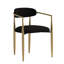 Ensemble de table de salle à manger 9 pièces Myrasol avec table de salle à manger extensible en fritté de 94,48 po avec 8 chaises en tissu-75396754-75396766-75396765